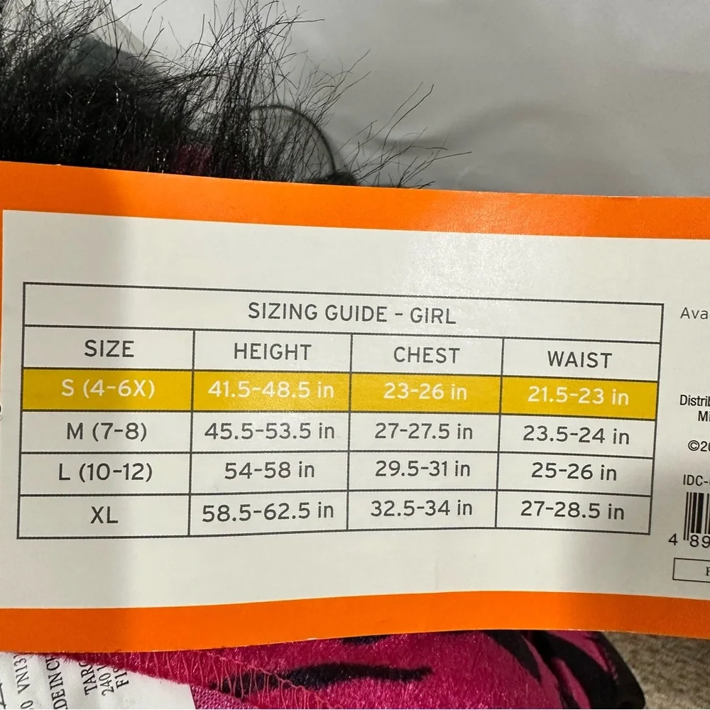 Girl’s Pink Zebra Costume